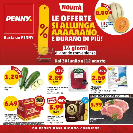 Volantino PENNY a Barletta | 14 giorni di grande convenienza dal 30/07 al 12/08 | 2026-07-30T00:00:00.000Z - 2026-08-12T00:00:00.000Z