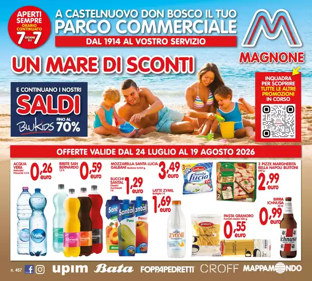 Volantino Magnone | Un mare di sconti | 2026-07-24T00:00:00.000Z - 2026-08-19T00:00:00.000Z