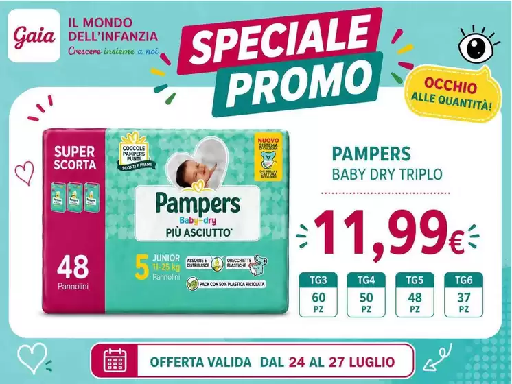Volantino Sanitaria Gaia | Speciale promo | 2026-07-24T00:00:00.000Z - 2026-07-27T00:00:00.000Z
