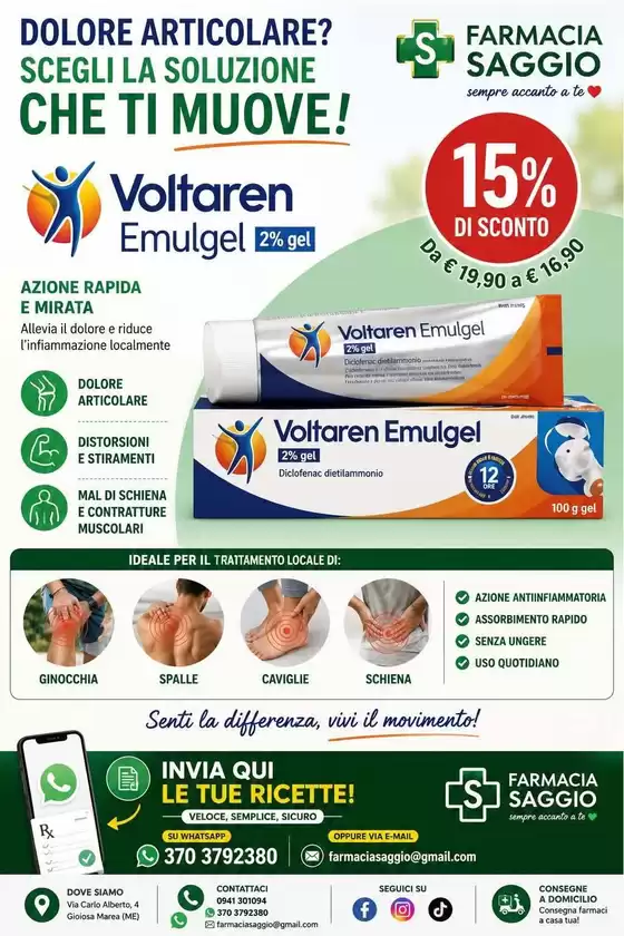Volantino Farmacia Saggio | Offerte esclusive per i nostri clienti | 2026-07-24T00:00:00.000Z - 2026-07-31T00:00:00.000Z