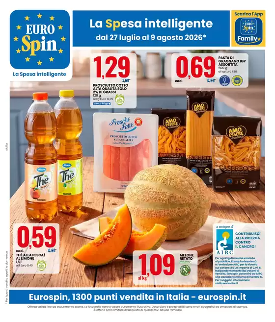 Volantino Eurospin | SPECIALE GRIGLIATA E GELATI | 2026-07-27T00:00:00.000Z - 2026-08-09T00:00:00.000Z