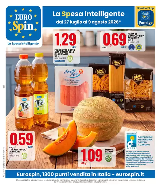 Volantino Eurospin | SPECIALE GRIGLIATA E GELATI | 2026-07-27T00:00:00.000Z - 2026-08-09T00:00:00.000Z