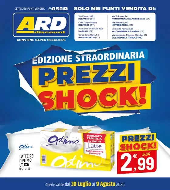 Volantino ARD Discount a Mascali | Prezzi shock! | 2026-07-30T00:00:00.000Z - 2026-08-09T00:00:00.000Z