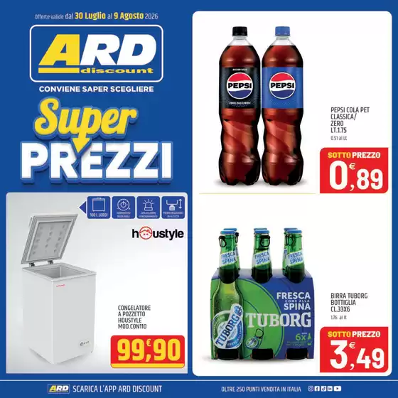 Volantino ARD Discount | Weekend Sottoprezzo  | 2026-07-30T00:00:00.000Z - 2026-08-09T00:00:00.000Z