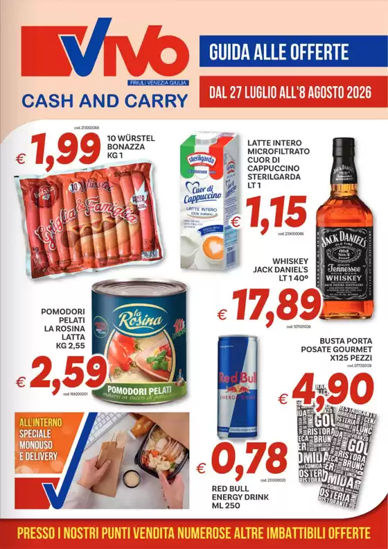 Volantino Vivo Supermercati | Guida alle offerte | 2026-07-27T00:00:00.000Z - 2026-08-08T00:00:00.000Z
