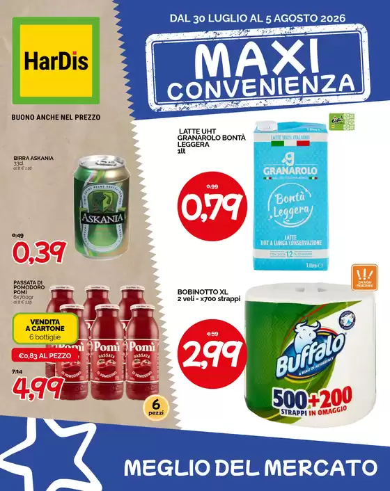Volantino Hardis | Maxi Convenienza | 2026-07-30T00:00:00.000Z - 2026-08-05T00:00:00.000Z