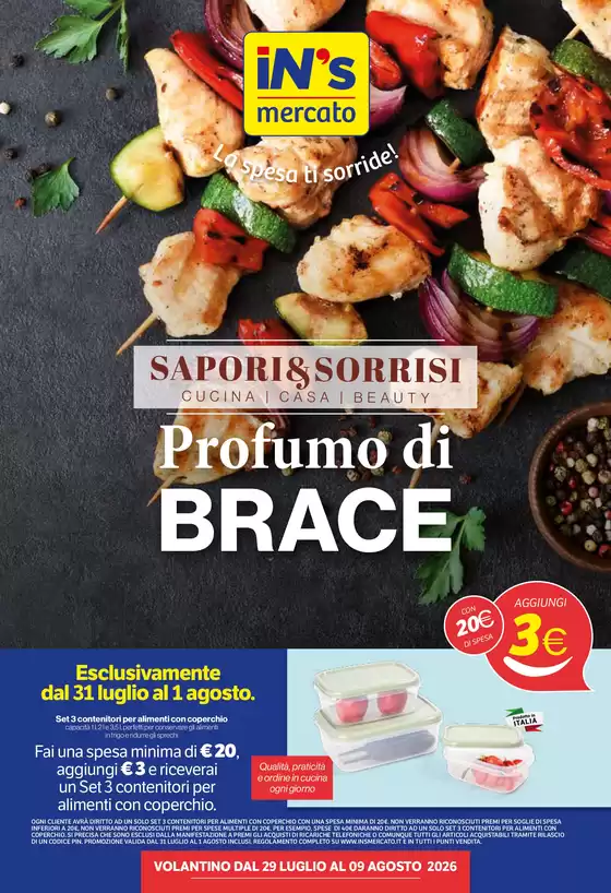 Volantino IN'S | Sapori & sorrisi | 2026-07-29T00:00:00.000Z - 2026-08-09T00:00:00.000Z