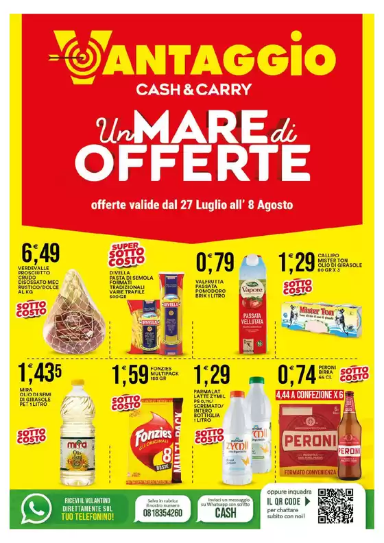 Volantino Vantaggio Cash&Carry | Un mare di offerte | 2026-07-27T00:00:00.000Z - 2026-08-08T00:00:00.000Z