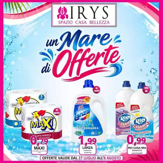 Volantino Irys | Un mare di offerte | 2026-07-27T00:00:00.000Z - 2026-08-08T00:00:00.000Z