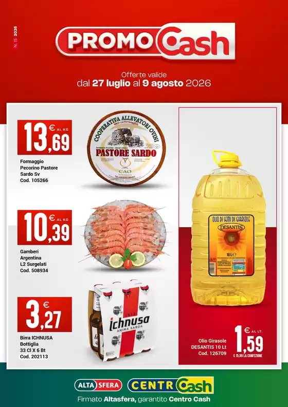 Volantino Centro Cash | Offerte valide dal 27 luglio al 9 agosto 2026 | 2026-07-27T00:00:00.000Z - 2026-08-09T00:00:00.000Z