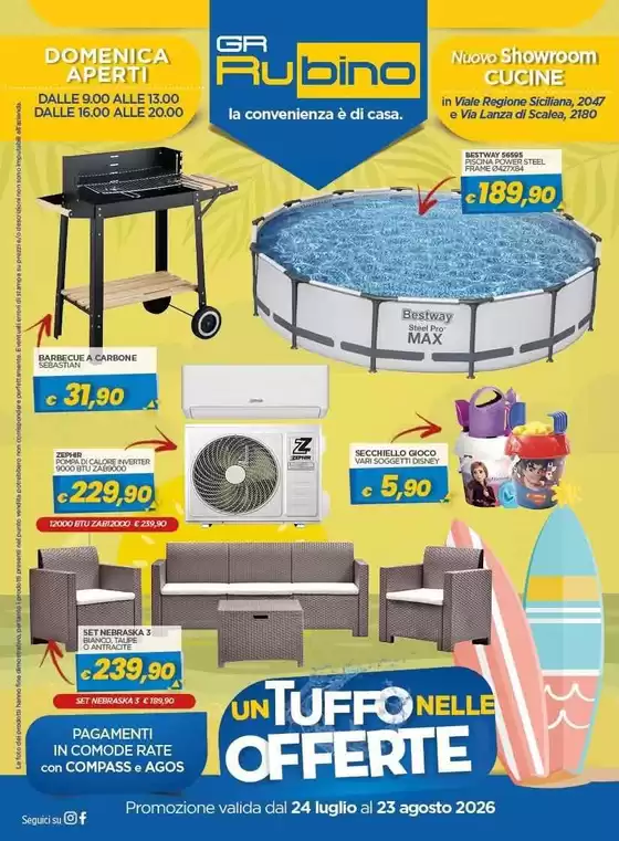 Volantino Gr Rubino | Promozione valida dal 24 luglio al 23 agosto | 2026-07-24T00:00:00.000Z - 2026-08-23T00:00:00.000Z