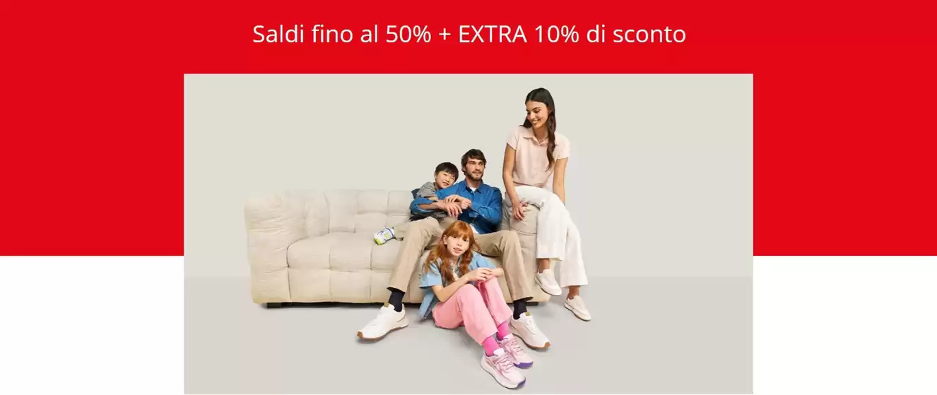 Volantino Geox | Saldi fino al 50% + EXTRA 10% di sconto | 2026-07-27T00:00:00.000Z - 2026-08-10T00:00:00.000Z