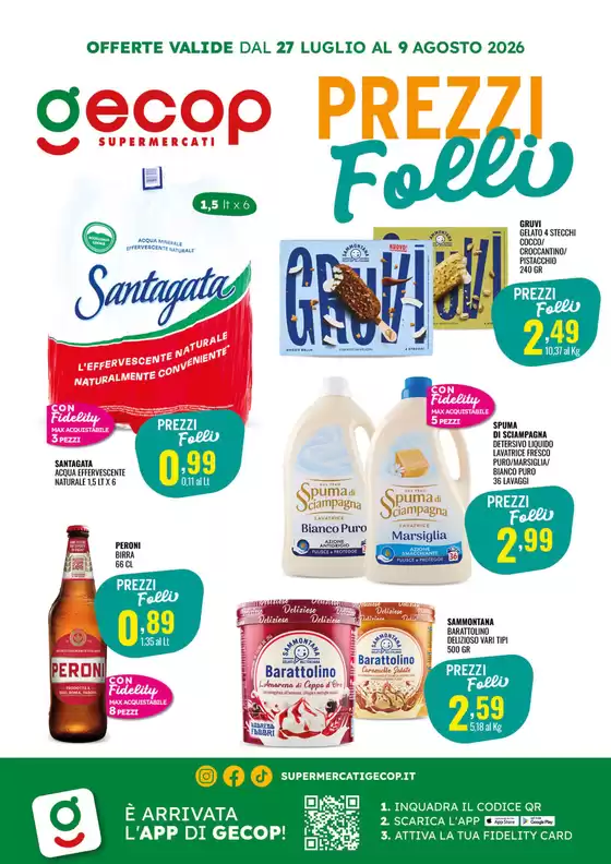 Volantino Gecop | PREZZI Folli | 2026-07-27T00:00:00.000Z - 2026-08-09T00:00:00.000Z