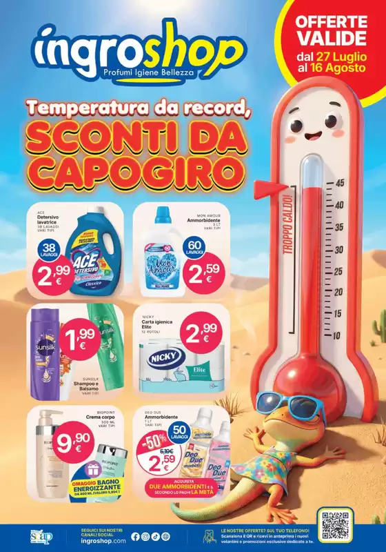 Volantino Ingroshop a Taurano | Sconti da capogiro | 2026-07-27T00:00:00.000Z - 2026-08-16T00:00:00.000Z