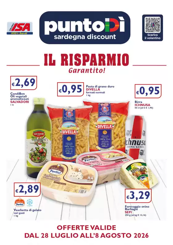 Volantino PuntoDì | Il risparmio garantito! | 2026-07-28T00:00:00.000Z - 2026-08-08T00:00:00.000Z