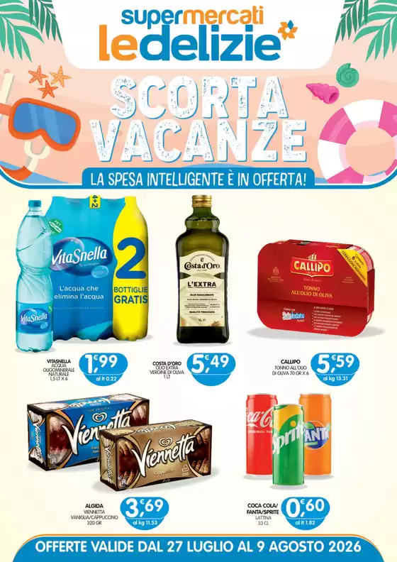 Volantino Le Delizie del Sud | Scorta vacanze | 2026-07-27T00:00:00.000Z - 2026-08-09T00:00:00.000Z