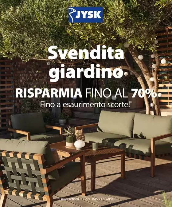 Volantino JYSK a Rovereto | Svendita Giardino | 2026-07-30T00:00:00.000Z - 2026-08-05T00:00:00.000Z