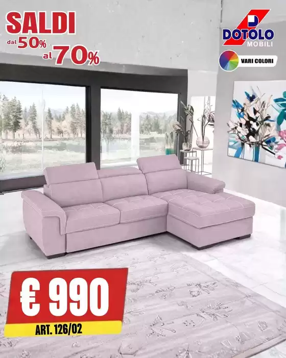 Volantino Dotolo Mobili a Mariano Comense | Offerte e promozioni attuali | 2026-07-28T00:00:00.000Z - 2026-08-11T00:00:00.000Z