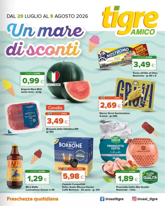 Volantino Tigre Amico | Un mare di sconti | 2026-07-29T00:00:00.000Z - 2026-08-09T00:00:00.000Z