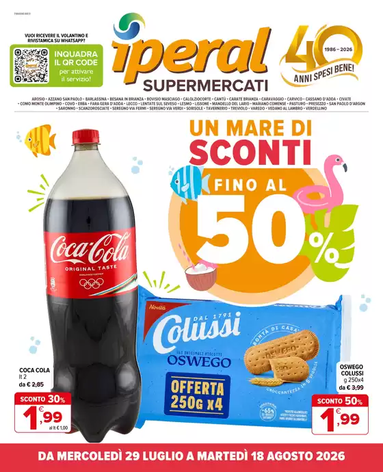 Volantino Iperal | Un mare di sconti | 2026-07-29T00:00:00.000Z - 2026-08-18T00:00:00.000Z