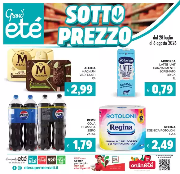 Volantino Etè | Sottoprezzo | 2026-07-28T00:00:00.000Z - 2026-08-06T00:00:00.000Z