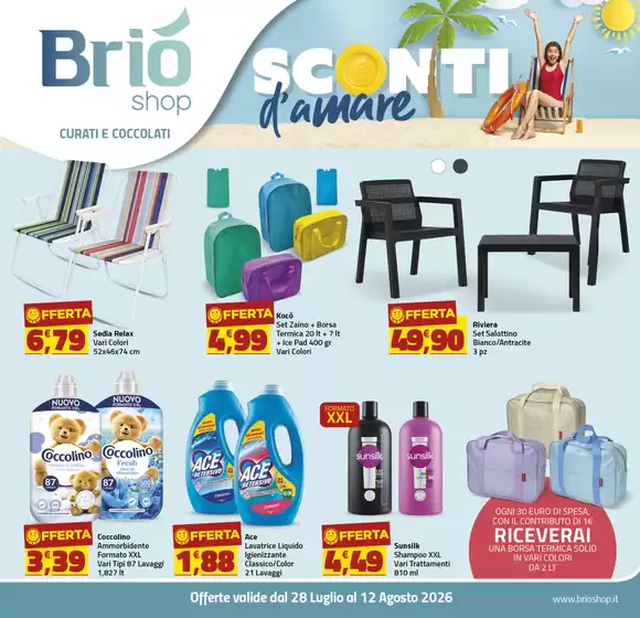 Volantino Briò Shop | Sconti d'amare | 2026-07-28T00:00:00.000Z - 2026-08-12T00:00:00.000Z