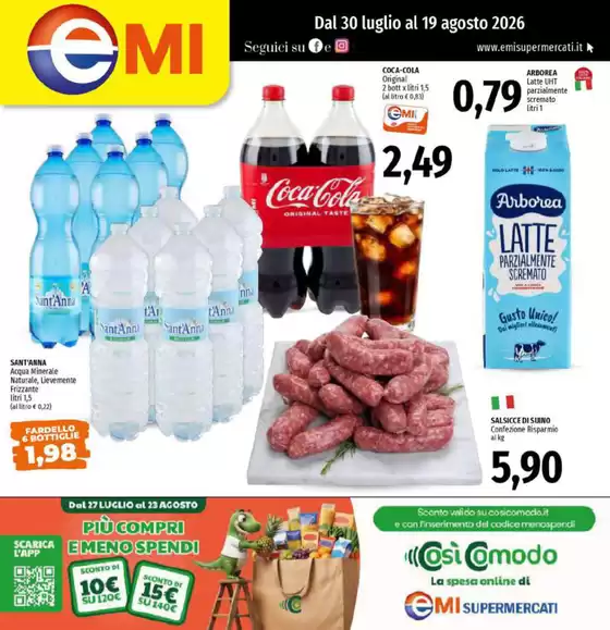 Volantino Emi a Montecchio | Dal 30 luglio al 18 agosto 2026 | 2026-07-30T00:00:00.000Z - 2026-08-19T00:00:00.000Z