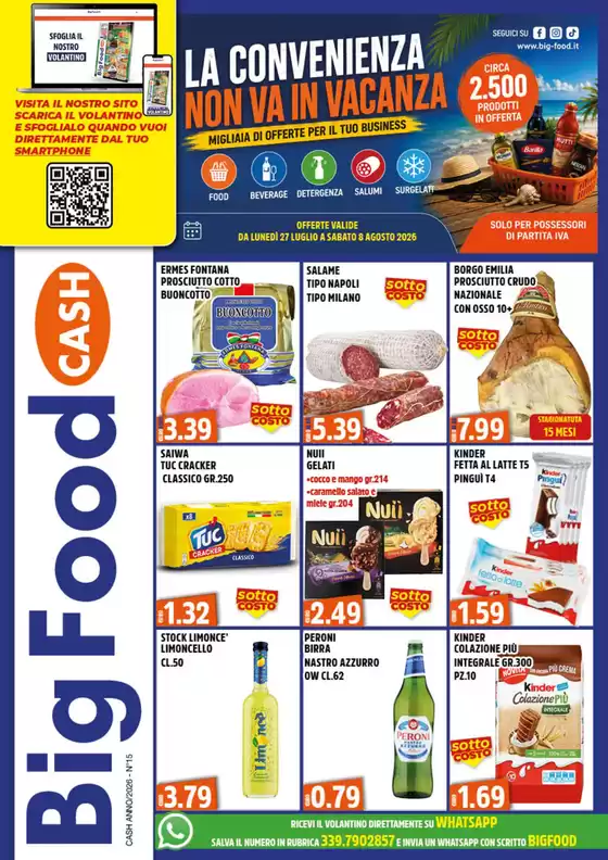Volantino Superfood | La convenienza non va in vacanza | 2026-07-27T00:00:00.000Z - 2026-08-08T00:00:00.000Z