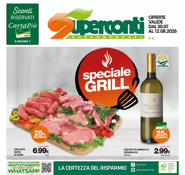 Volantino Superconti a Balocco | Offerte valide dal 30.07 al 12.08.2026 | 2026-07-30T00:00:00.000Z - 2026-08-12T00:00:00.000Z