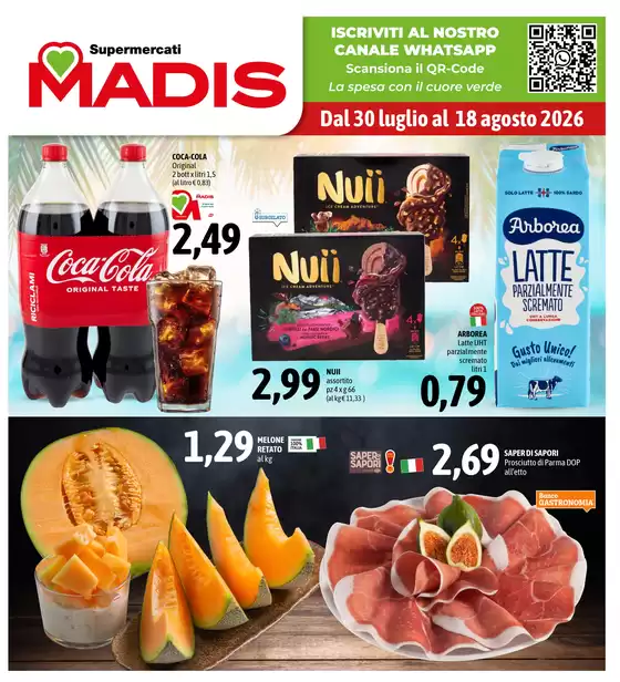 Volantino Madis a Balocco | Dal 30 luglio al 18 agosto 2026 | 2026-07-30T00:00:00.000Z - 2026-08-18T00:00:00.000Z