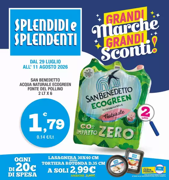 Volantino Splendidi e Splendenti a Venezia | Grandi marche grandi sconti! | 2026-07-29T00:00:00.000Z - 2026-08-11T00:00:00.000Z