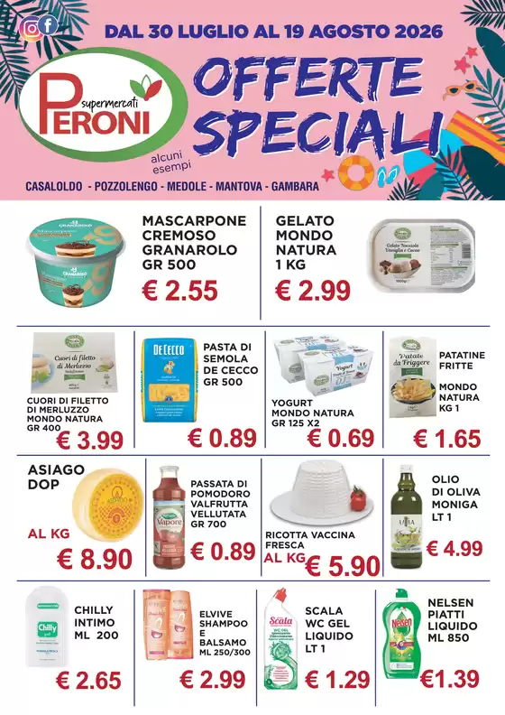 Volantino Supermercati Peroni | Offerte speciali | 2026-07-30T00:00:00.000Z - 2026-08-19T00:00:00.000Z