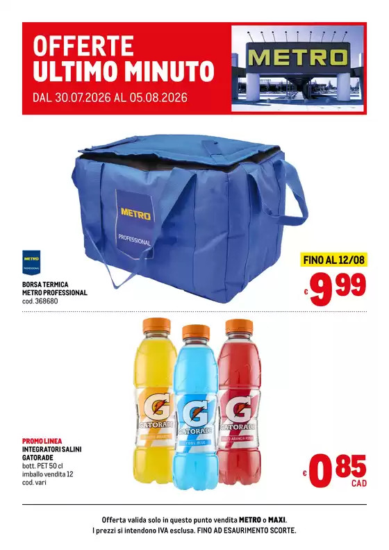 Volantino Metro a Varedo | Offerte ultimo minuto | 2026-07-30T00:00:00.000Z - 2026-08-05T00:00:00.000Z