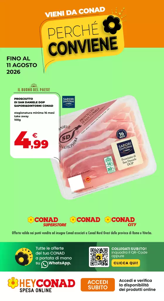 Volantino Conad | PERCHÉ CONVIENE  | 2026-07-29T00:00:00.000Z - 2026-08-11T00:00:00.000Z