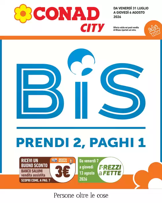 Volantino Conad City a Varedo | BIS | 2026-07-31T00:00:00.000Z - 2026-08-06T00:00:00.000Z