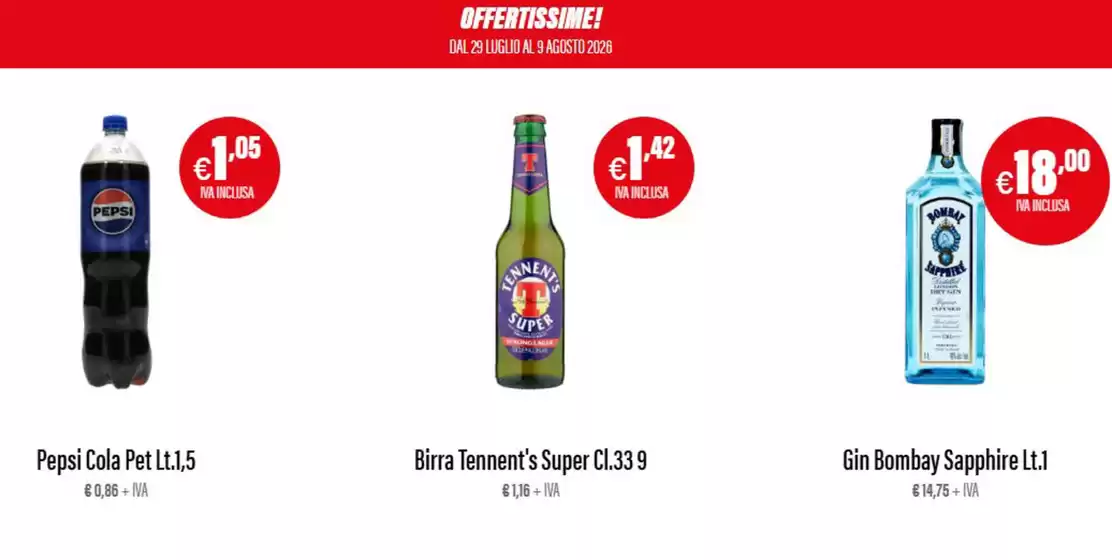 Volantino AG Cash and Carry | Offertissime! | 2026-07-29T00:00:00.000Z - 2026-08-09T00:00:00.000Z