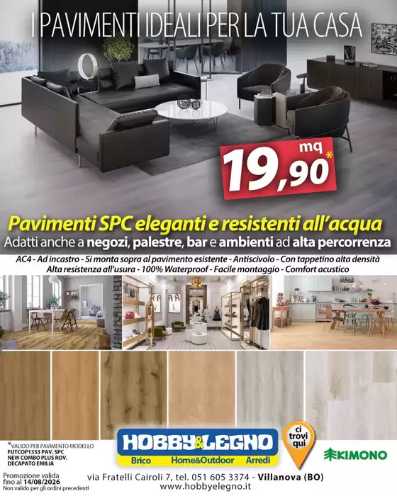 Volantino Hobby & Legno | I pavimenti ideali per la tua casa | 2026-07-29T00:00:00.000Z - 2026-08-14T00:00:00.000Z