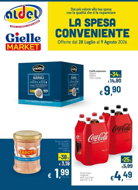 Volantino Aldel Discount | La spesa conveniente | 2026-07-29T00:00:00.000Z - 2026-08-09T00:00:00.000Z