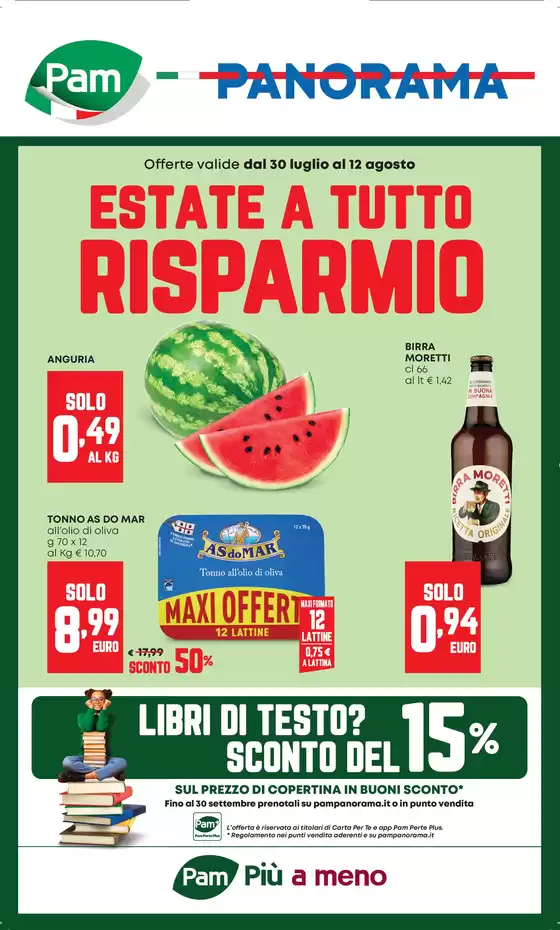 Volantino Panorama | Estate a tutto risparmio | 2026-07-30T00:00:00.000Z - 2026-08-12T00:00:00.000Z