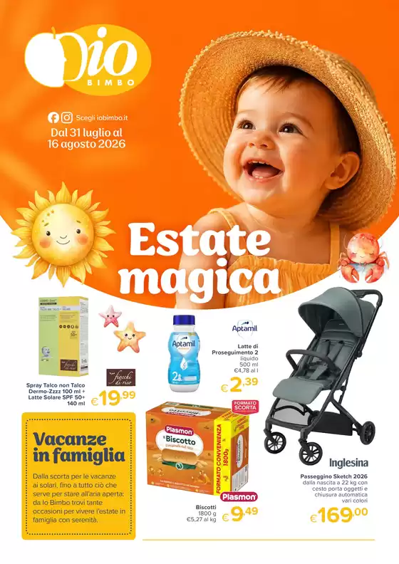 Volantino Io Bimbo a Monteforte Irpino | Estate Magica | 2026-07-31T00:00:00.000Z - 2026-08-16T00:00:00.000Z