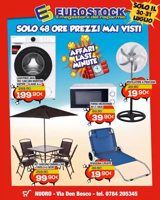 Volantino Eurostock a Cesenatico | Solo il 30-31 luglio | 2026-07-30T00:00:00.000Z - 2026-07-31T00:00:00.000Z