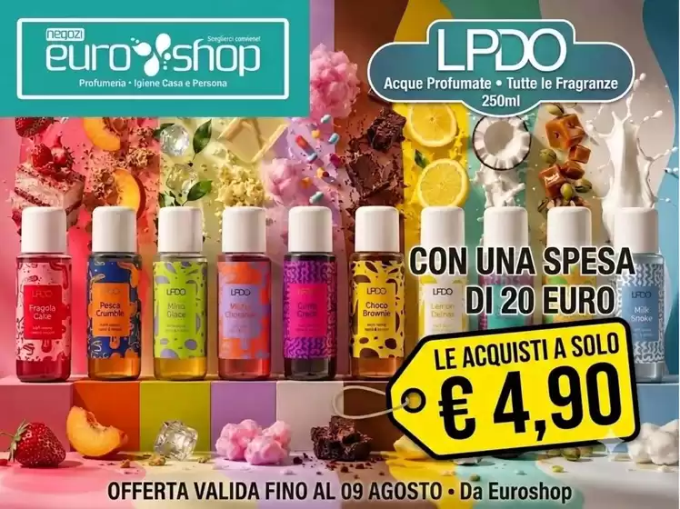 Volantino Euro Shop a Cesenatico | Offerta valida fino al 09 agosto | 2026-07-30T00:00:00.000Z - 2026-08-09T00:00:00.000Z