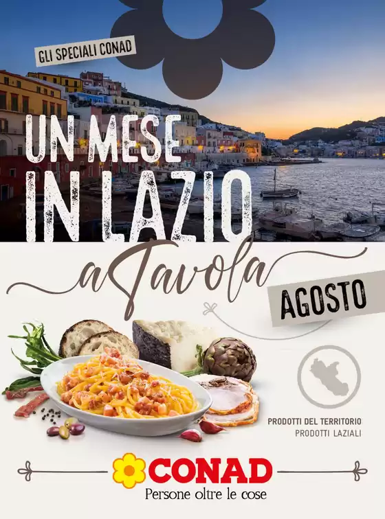 Volantino Conad | Un Mese in Lazio | 2026-08-01T00:00:00.000Z - 2026-08-31T00:00:00.000Z
