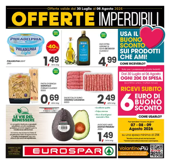 Volantino Eurospar | Offerte imperdibili | 2026-07-30T00:00:00.000Z - 2026-08-06T00:00:00.000Z