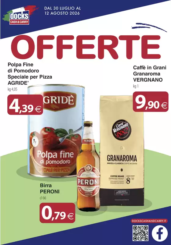 Volantino Docks Cash&Carry | Offerte | 2026-07-30T00:00:00.000Z - 2026-08-12T00:00:00.000Z