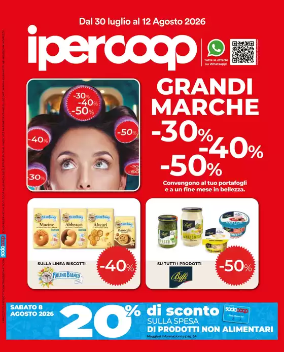 Volantino Ipercoop a Laterza | Grandi marche | 2026-07-30T00:00:00.000Z - 2026-08-12T00:00:00.000Z