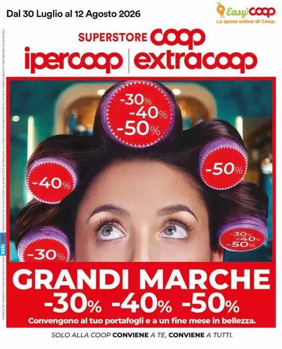 Volantino Ipercoop a Valsamoggia | Grandi marche | 2026-07-30T00:00:00.000Z - 2026-08-12T00:00:00.000Z
