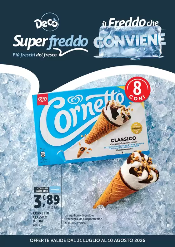 Volantino Decò | Il freddo che conviene | 2026-07-31T00:00:00.000Z - 2026-08-10T00:00:00.000Z