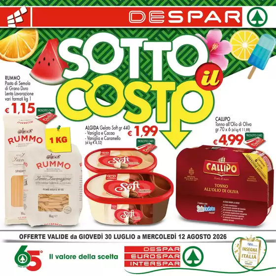 Volantino Interspar | Sotto il costo | 2026-07-30T00:00:00.000Z - 2026-08-12T00:00:00.000Z