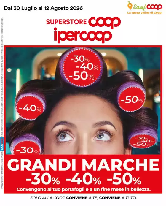 Volantino Ipercoop a Reggio Emilia | Grandi marche | 2026-07-30T00:00:00.000Z - 2026-08-12T00:00:00.000Z